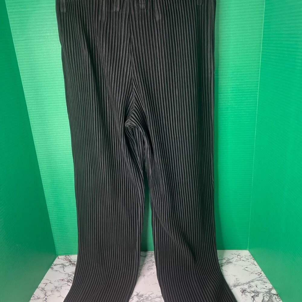 Homme Plissé Issey Miyake Pleated Pants Black size 2 - Picture 4 of 16